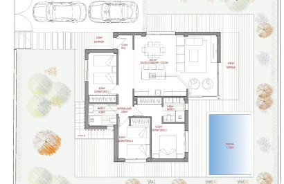 Obra nueva - Villa independiente - Polop - Alberca