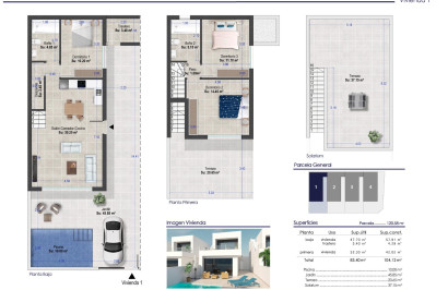 Obra nueva - Villa independiente - San Pedro del Pinatar - Pueblo