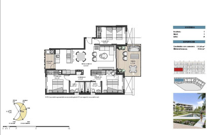 Nouvelle construction - Appartement - Torre Pacheco - Santa Rosalia Lake And Life Resort