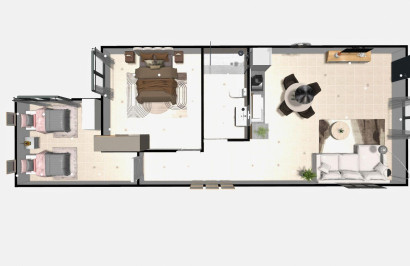 New Build - Apartment / Flat - Hondón de las Nieves - La Canalosa