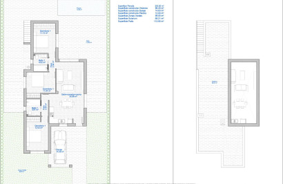 Obra nueva - Villa independiente - Los Alcazares - Serena Golf