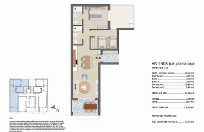 New Build - Apartment / Flat - Pilar de la Horadada - Torre De La Horadada