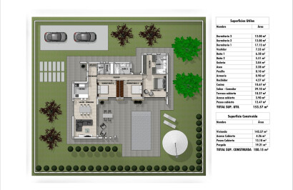 Obra nueva - Villa independiente - Pinoso - Pinoso - El Pinós