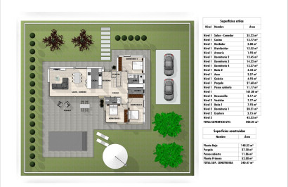 Obra nueva - Villa independiente - Pinoso - Pinoso - El Pinós