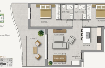 New Build - Apartment / Flat - Guardamar del Segura - El Raso