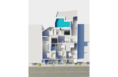 New Build - Apartment / Flat - Torrevieja - Centro