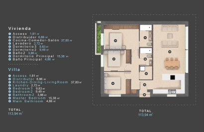 New Build - Detached Villa - Orihuela Costa - Las Filipinas