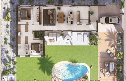 New Build - Detached Villa - Banos y Mendigo - Altaona Golf