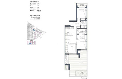 New Build - Apartment / Flat - Los Alcazares - Serena Golf