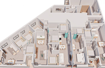 New Build - Apartment / Flat - Pilar de la Horadada