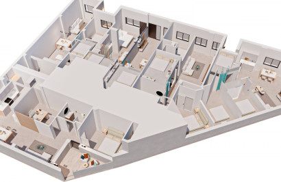 New Build - Apartment / Flat - Pilar de la Horadada