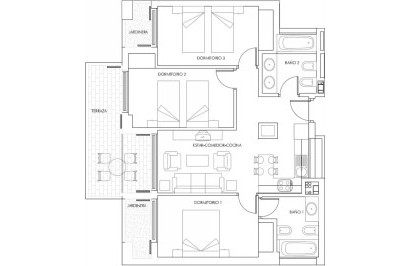 New Build - Apartment / Flat - Vera - Puerto del Rey