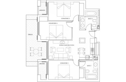 New Build - Apartment / Flat - Vera - Puerto del Rey