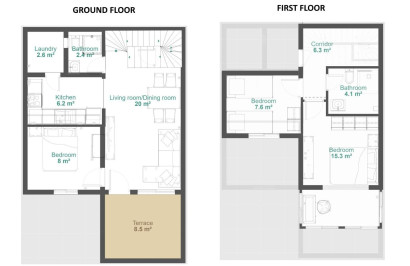 Resale - Town House - Orihuela - Urbanización Perla del Mar
