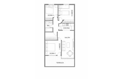 Resale - Apartment / Flat - Dehesa de Campoamor - Altos de campoamor