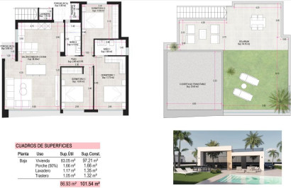 Nieuwbouw Woningen - Vrijstaande villa - Alhama De Murcia - Condado De Alhama