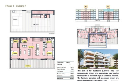 New Build - Apartment / Flat - Torre Pacheco - Santa Rosalia Lake And Life Resort
