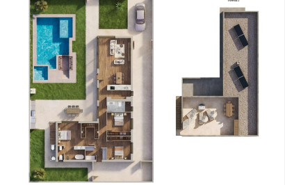 New Build - Detached Villa - Sucina - pueblo