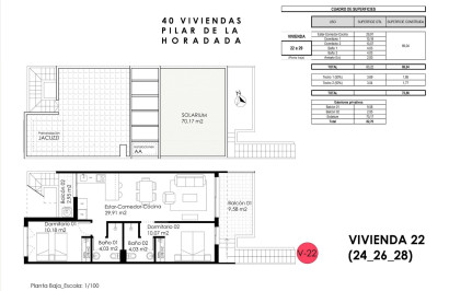 New Build - Apartment / Flat - Pilar de la Horadada - pueblo