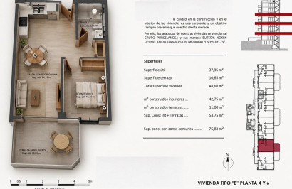 New Build - Apartment / Flat - Villajoyosa - Cala de Finestrat
