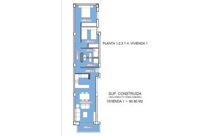 Nouvelle construction - Appartement - Torrevieja - Playa El Acequión
