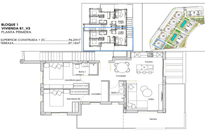 New Build - Apartment / Flat - Torre Pacheco - Santa Rosalia Lake And Life Resort