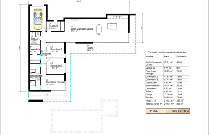 New Build - Detached Villa - Pinoso - Casas Pastor