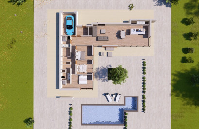 New Build - Detached Villa - Pinoso - Casas Pastor