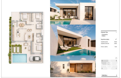 New Build - Detached Villa - Pilar de la Horadada - pueblo