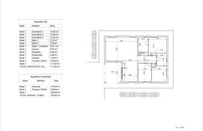 New Build - Detached Villa - Pinoso - Lel