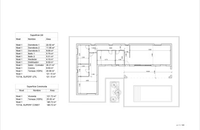 Nieuwbouw Woningen - Vrijstaande villa - Pinoso - Lel