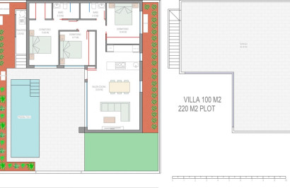 Nieuwbouw Woningen - Vrijstaande villa - Santiago de la Ribera - Dos Mares