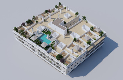 New Build - Apartment / Flat - Algorfa - Pueblo