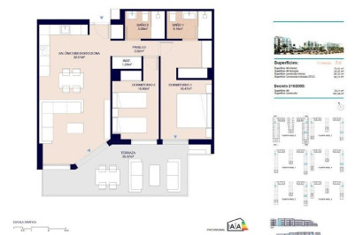 Nieuwbouw Woningen - Appartement / Flat - Almerimar - 1ª Linea De Playa