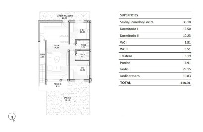 Nieuwbouw Woningen - Bungalow - San Miguel de Salinas - Pueblo