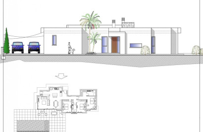 Obra nueva - Villa independiente - Calpe - Pla Roig