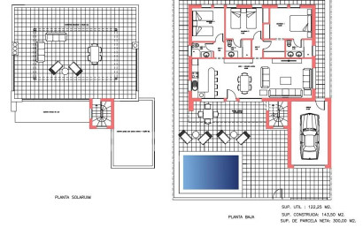 Obra nueva - Villa independiente - Fuente Álamo - La Pinilla