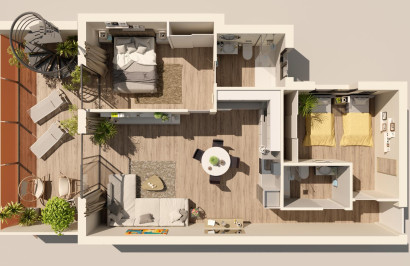 New Build - Apartment / Flat - Torrevieja - Centro