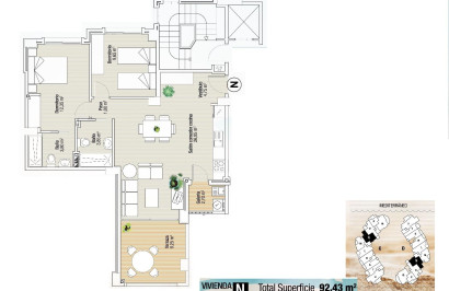 New Build - Apartment / Flat - La Manga del Mar Menor - La Manga Del Mar Menor