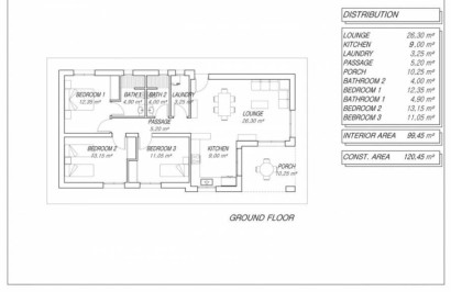 New Build - Detached Villa - Pinoso - Campo