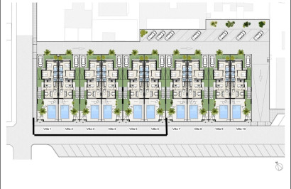 Obra nueva - Villa independiente - Los Nietos - Centro