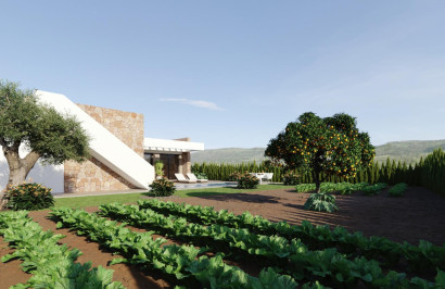 Obra nueva - Villa independiente - Fuente Álamo - Hacienda del Alamo