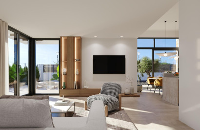 Obra nueva - Villa independiente - Fuente Álamo - Hacienda del Alamo