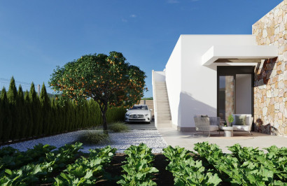 Obra nueva - Villa independiente - Fuente Álamo - Hacienda del Alamo