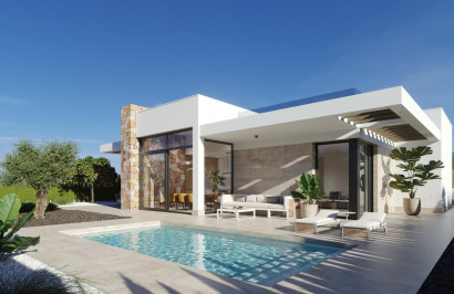 Obra nueva - Villa independiente - Fuente Álamo - Hacienda del Alamo