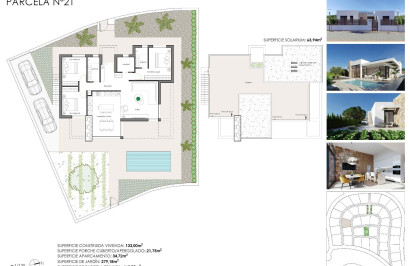 Obra nueva - Villa independiente - Fuente Álamo - Hacienda del Alamo